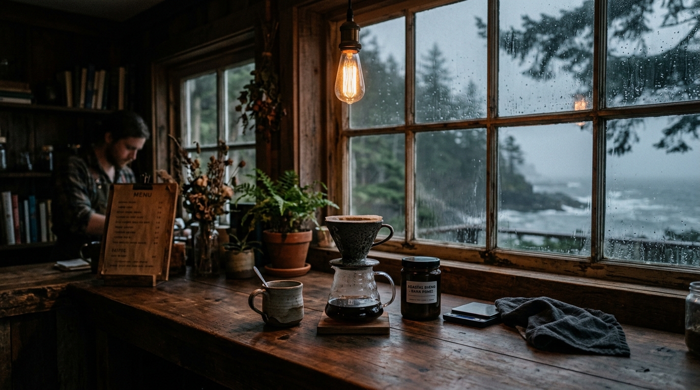 Coffee Counter Background